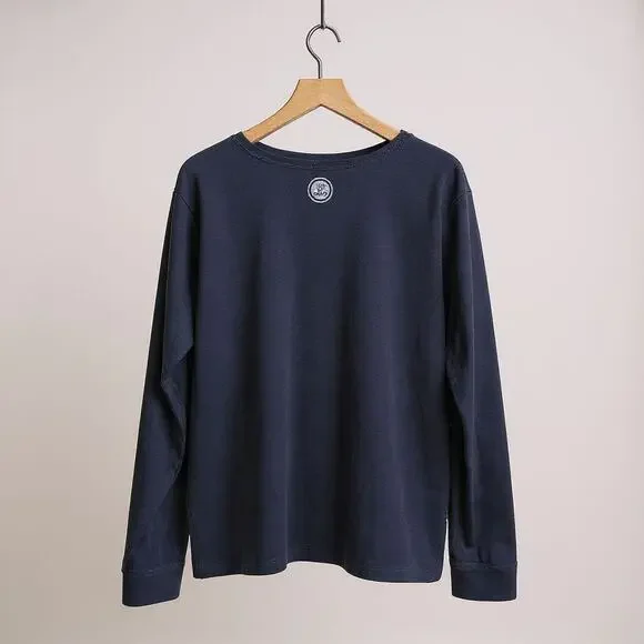 Life is Good Long Sleeve Crusher Tee Snow Good Adirondack Chair Women’s XL - Picture 2 of 8